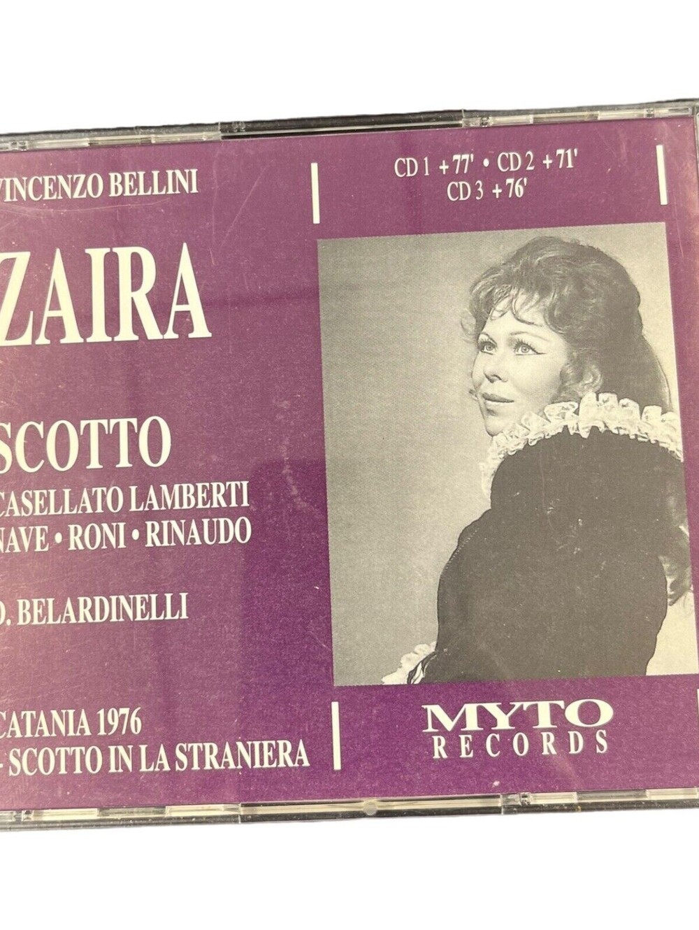 Zaria By Bellini 2 Disc Set, Myto Records 1997